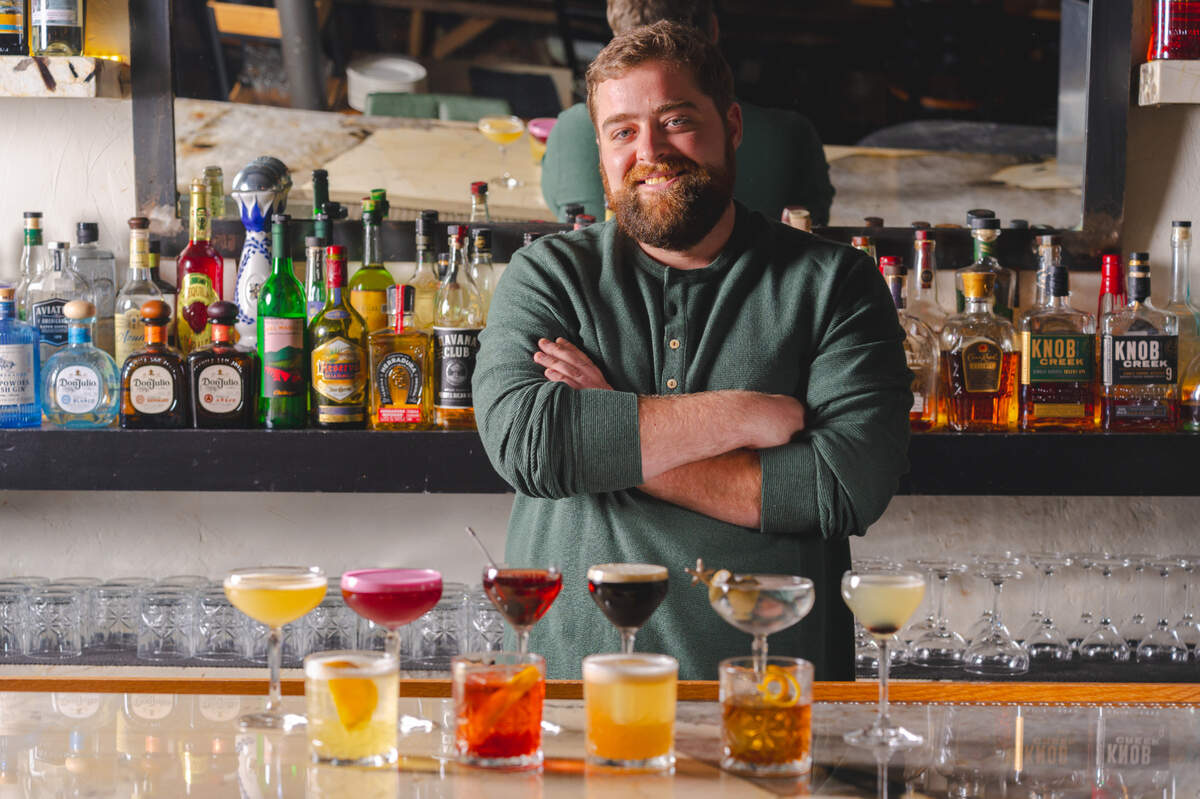 Kyle Brown is a seasoned bartender and is now the general manager of Customshop in Elizabeth.