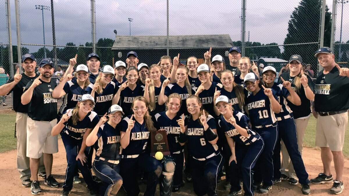 Alexander Central's softball team advanced to the NCHSAA state softball championship Thursday