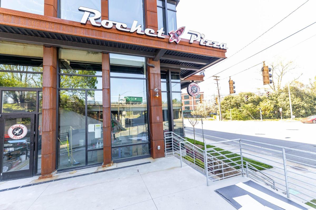 Rocket Pizza’s new location at 1213 Morehead St.