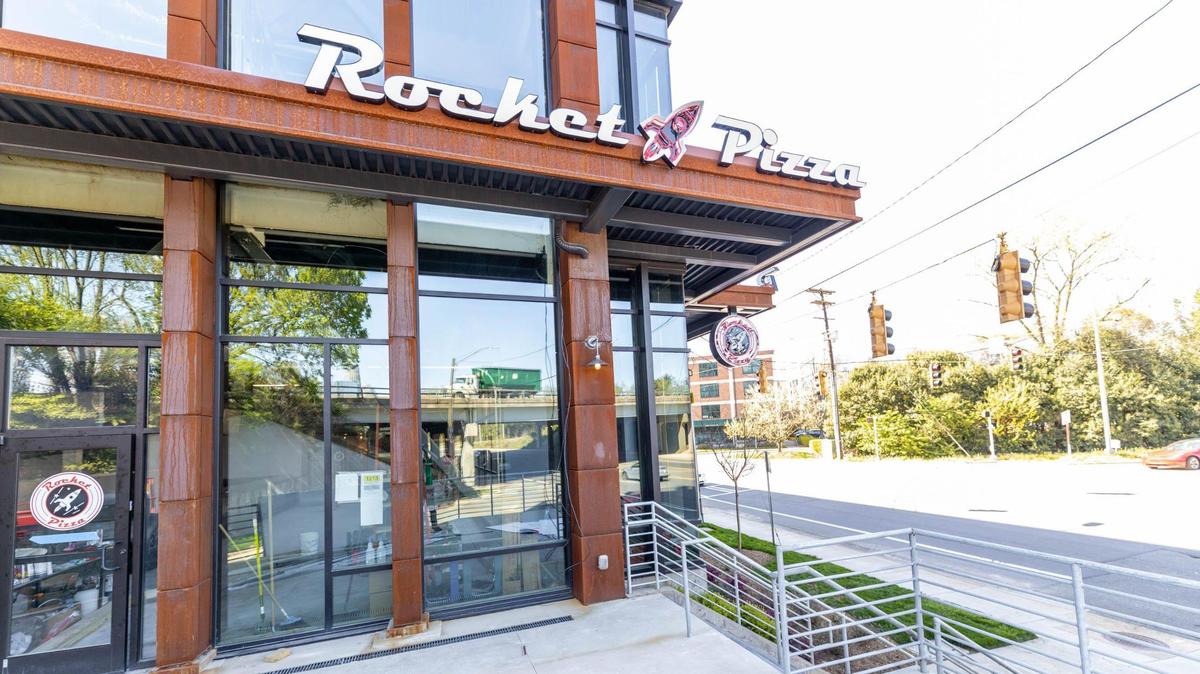 Rocket Pizza’s new location at 1213 Morehead St.