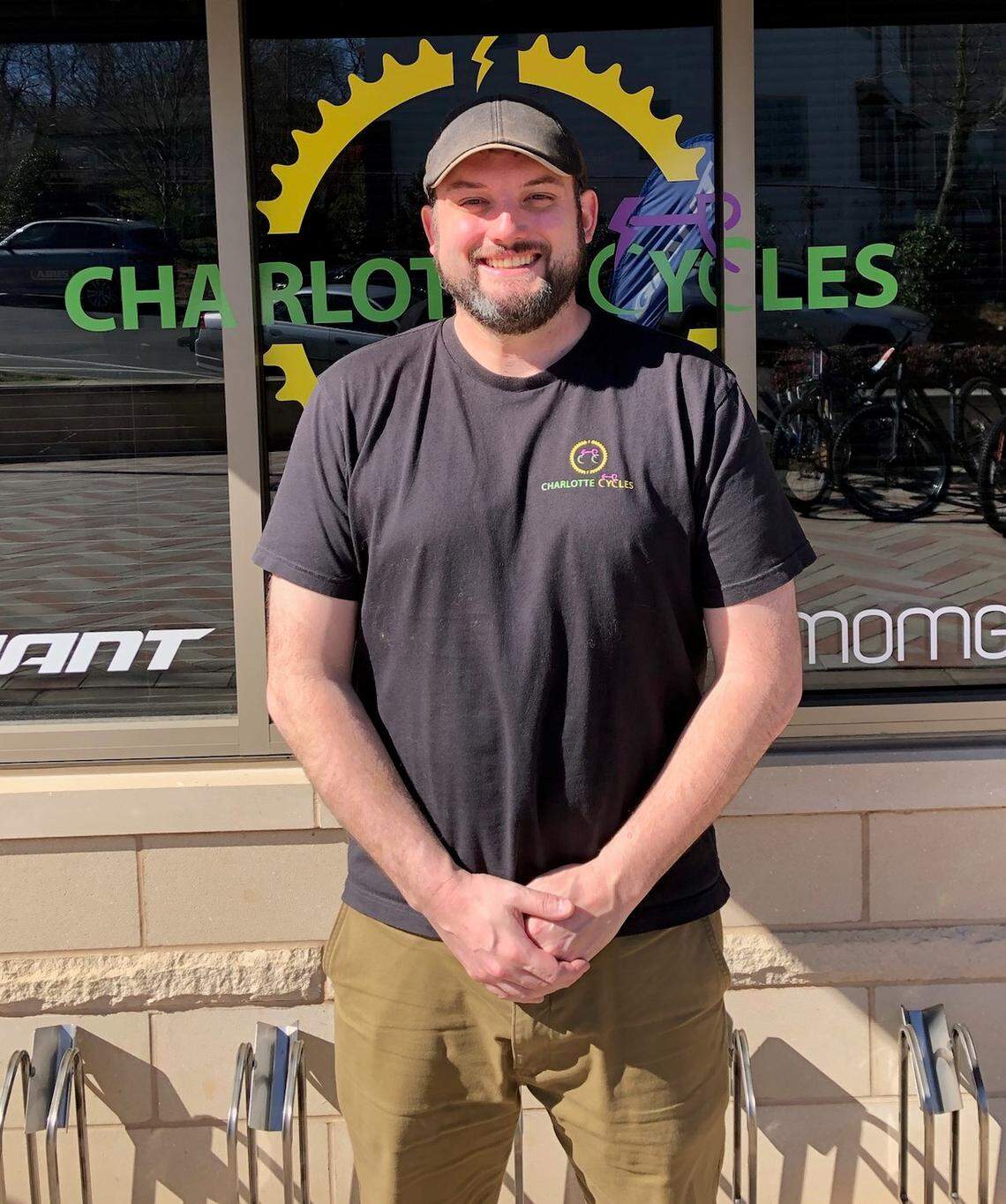Charlotte Cycles store manager and avid cyclist&nbsp;Chris Dies partnered with husband-and-wife&nbsp;Kelley and Jim Baughman to buy the business last fall.