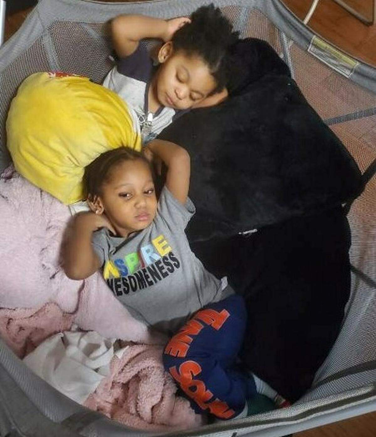 Brandy Winston is guardian to her daughter’s kids, Ashanti Winston, left, and Denterrio Morris Jr.