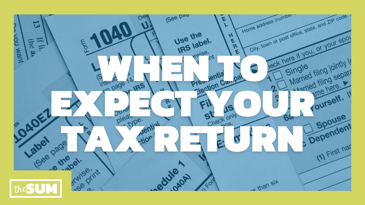 When to expect your tax return