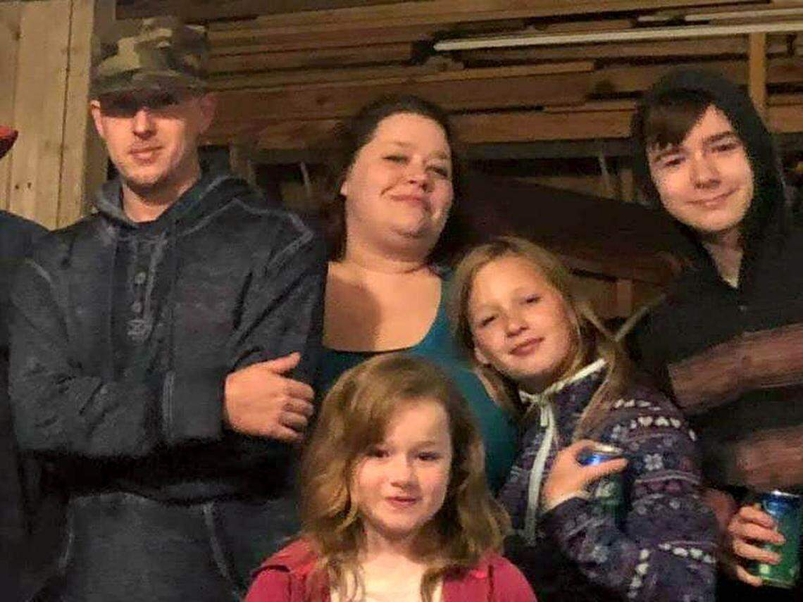 On July 3, 2020, Matthew and Andrea Obester and their daughters, Violet, left, and Elizabeth were killed in a high-speed wreck on Interstate 485 in Charlotte. Also pictured is their son, Jacob, far right, who was not in the car.