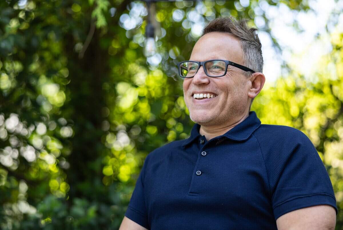 Jason Allen King, a local stand-up comic/writer, poses for a portrait in Charlotte, N.C., on Wednesday, May 13, 2026.