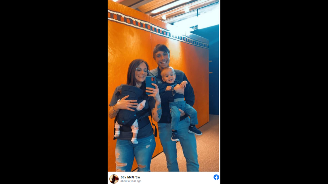 Daniel McGrath, 24, leaves behind his two young children and fiancée.