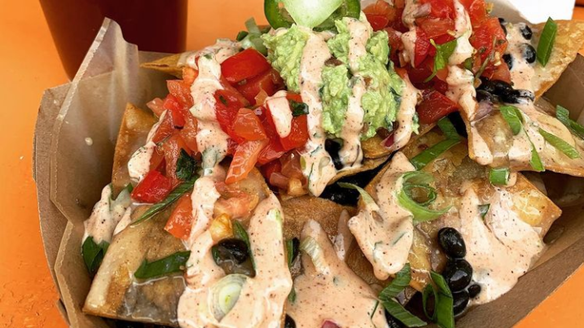 The loaded nachos at Soul Miner’s Garden.