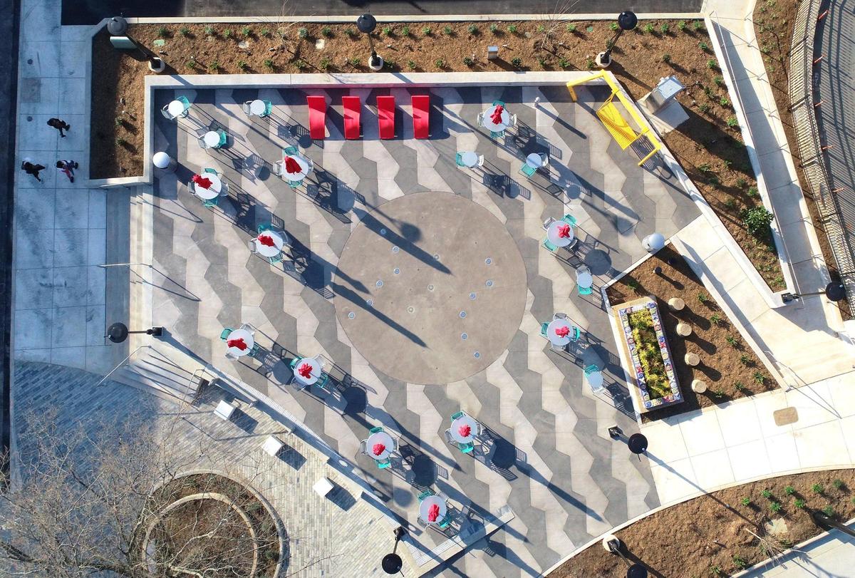 The Five Points Plaza in the Historic West End will have programming throughout the year, led mostly by community members.