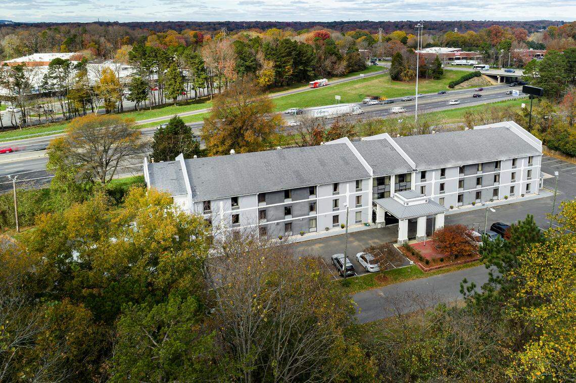 Roof Above purchased the former Quality Inn hotel on Clanton Road, just off Interstate 77 southwest of uptown Charlotte, in December 2020. After being used as an emergency shelter, the building is now home to an innovative approach to affordable housing.
