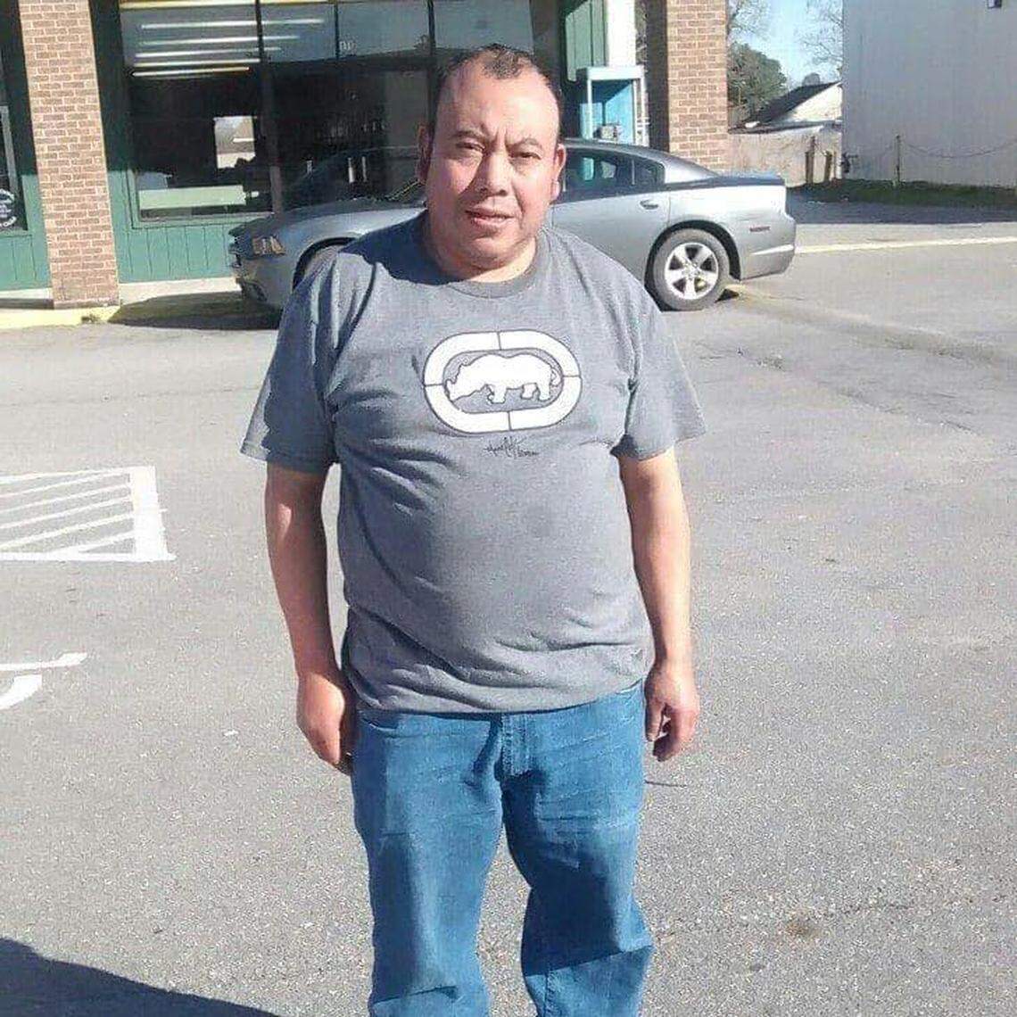 Rigoberto Cabrera Lopez, who worked in close quarters in a Duplin County meat processing plant, died of COVID-19 on May 5, 2020, his wife said.