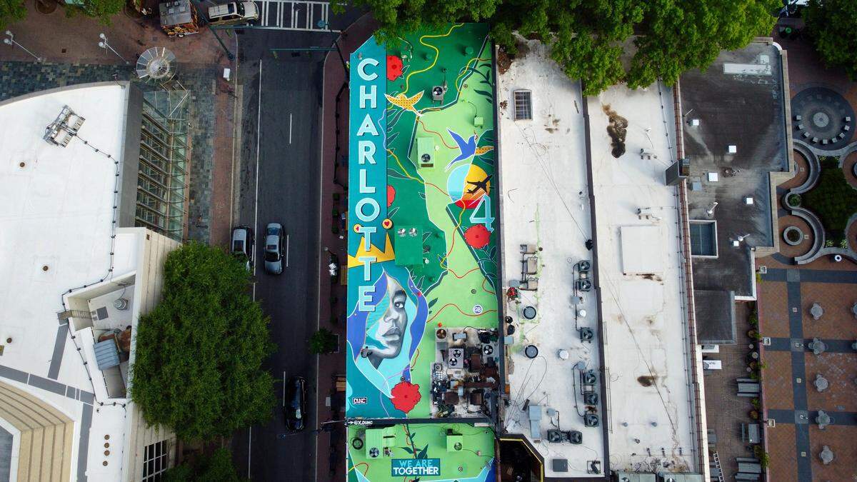 Artist Alex Duncan hadn’t worked on a flat surface before he tacked the Binaco mural project.
