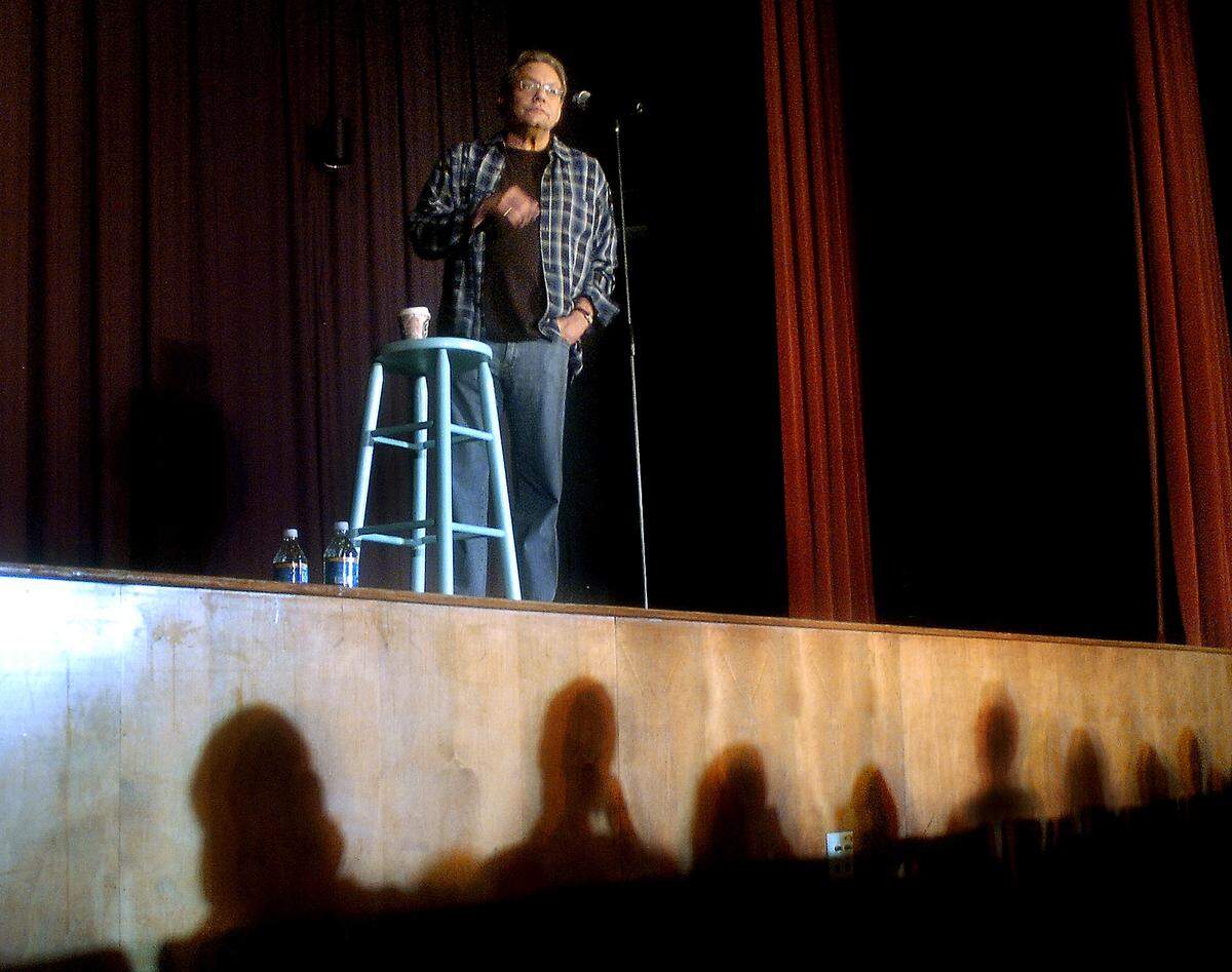 Lewis Black, photographed in 2006 in Chapel Hill while teaching a comedy class in conjunction with the old Carolina Comedy Festival at the University of North Carolina.