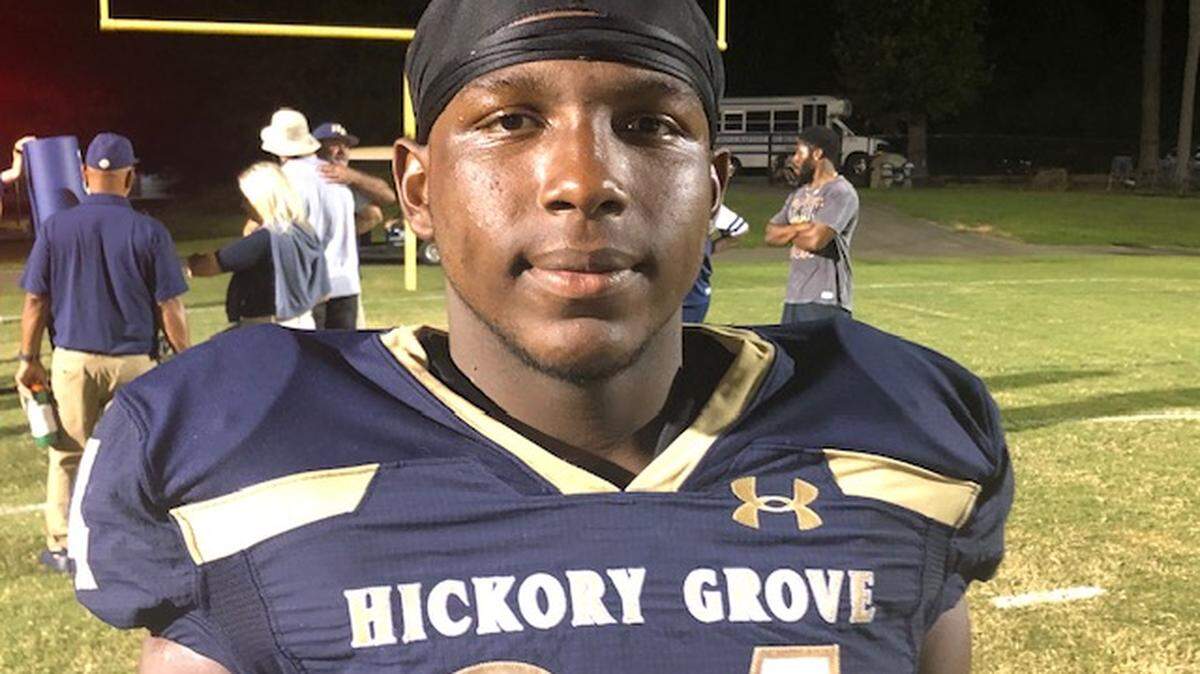Senior running back Anthony Hawkins is a big reason for Hickory Grove Christian’s football success the past few years