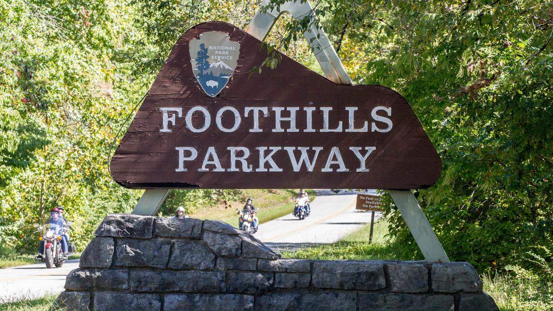 A motorcyclist was killed in a crash on Foothills Parkway in the Great Smoky Mountains National Park over the weekend, rangers say (AP Photo/Erik Schelzig)