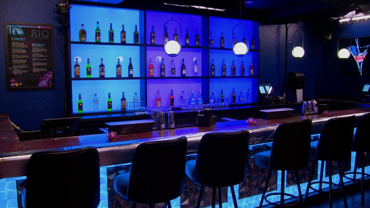 The bar at Rio Ultra Lounge.