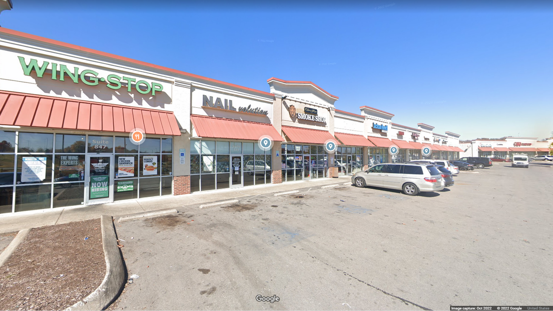 A 4-year-old boy was left on the sidewalk of this strip mall by a brazen carjacker who turned out to be 14 years old, according to the Metropolitan Nashville Police Department.