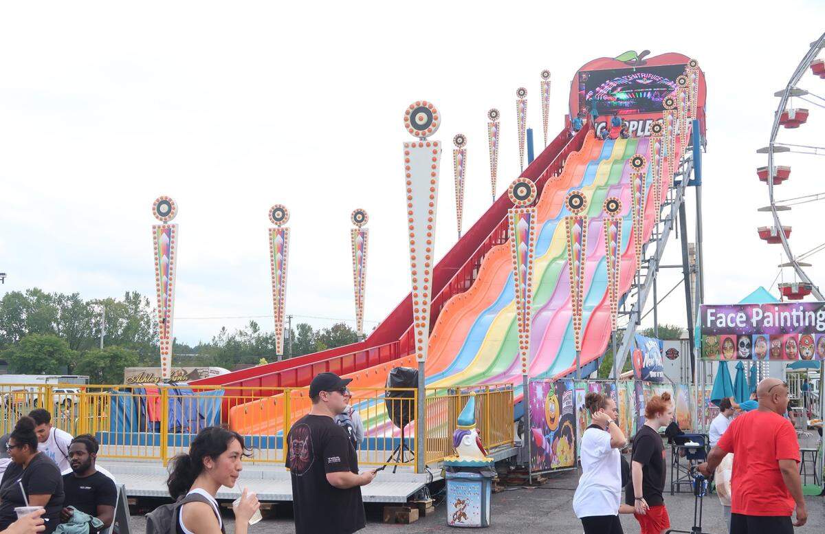 The State Fair Slide will be 210 feet long.