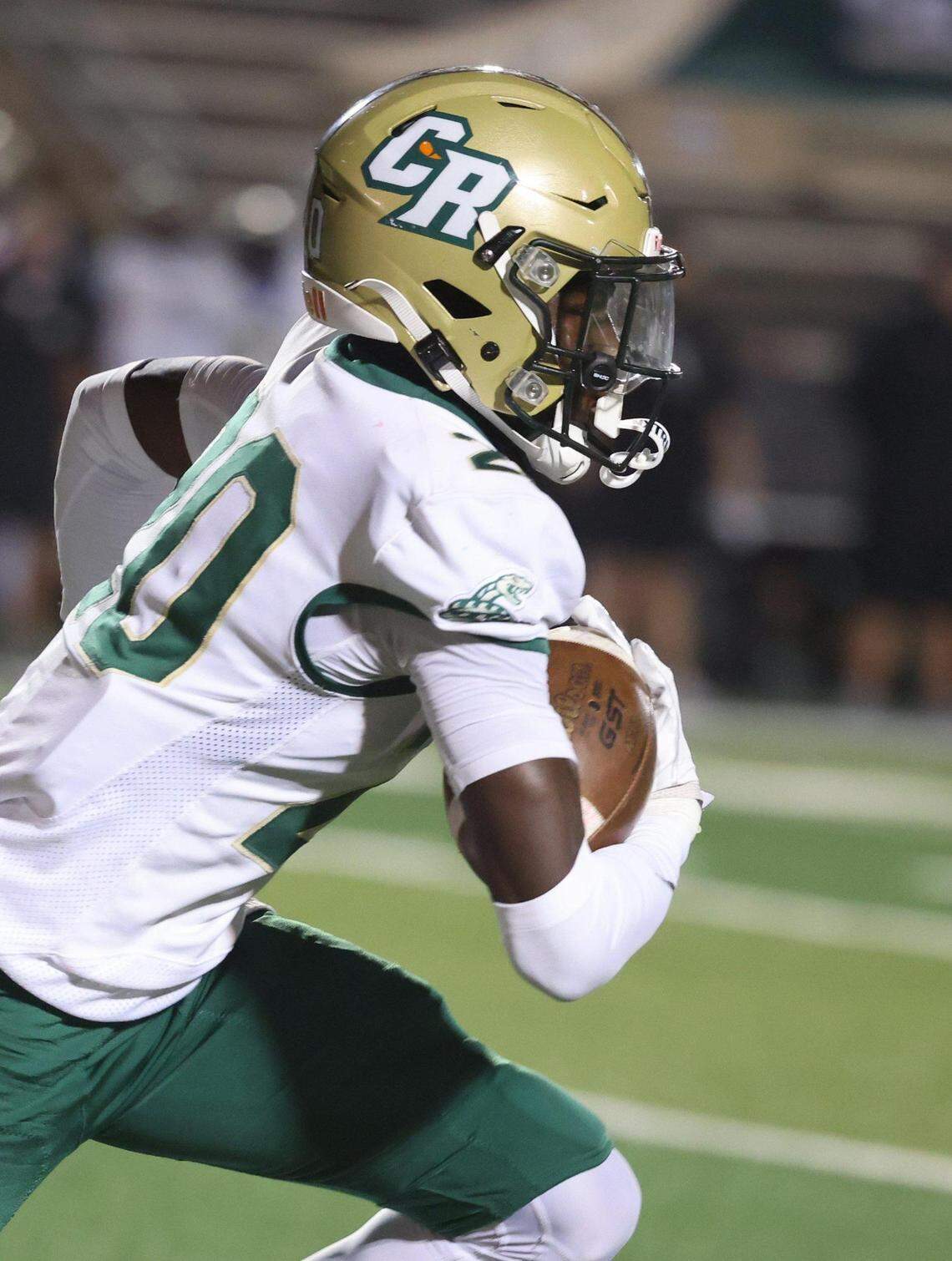 Catawba Ridge’s Josh Dobson rushes Friday, Oct. 25, 2024 in Rock Hill, S.C.