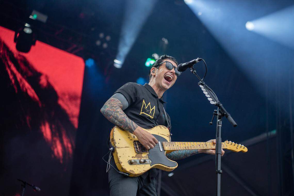 Dashboard Confessional’s lead singer Chris Carrabba at Lovin’ Life Misc Fest.