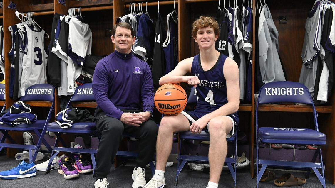 Ardrey Kell basketball coach Mike Craft savors final season coaching son Matthew