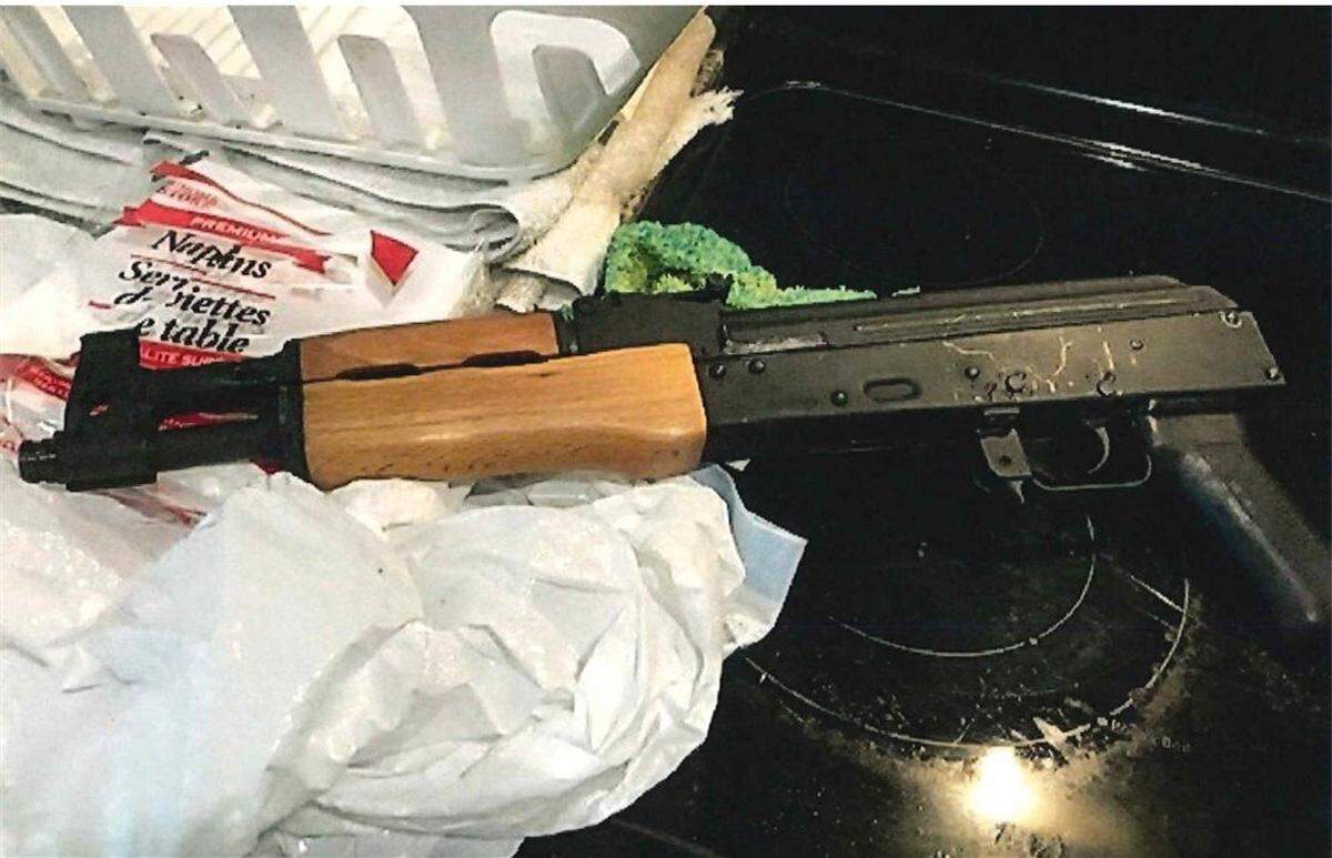Mecklenburg County Sheriff’s deputies found drugs and weapons during an eviction at a north Charlotte apartment on Wednesday.