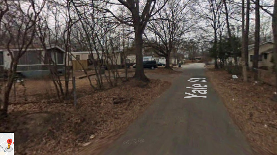 Neighborhood in Greenville, South Carolina, where dog attack took place Thursday.