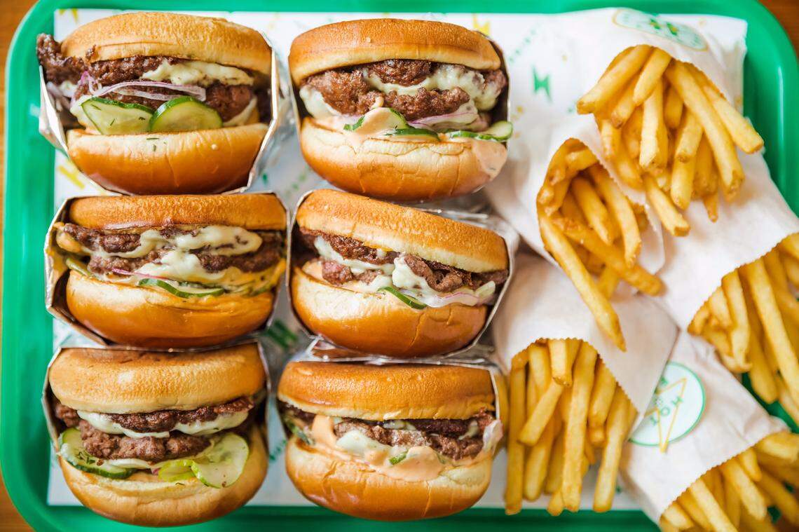 Get a pack of juicy hamburgers from Harriet’s Hamburgers to share with your household.