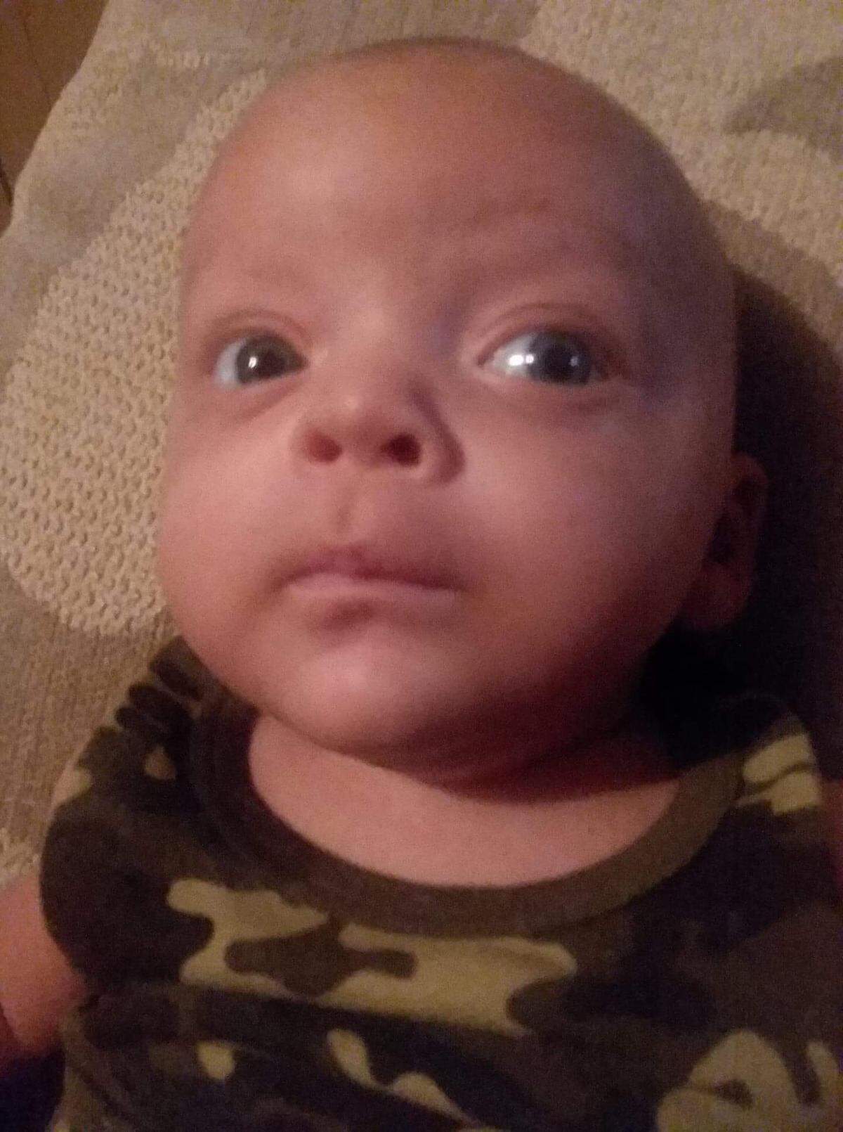 Kade Gill, 3 months old, died after a tree fell on his family’s home in Dallas, N.C.