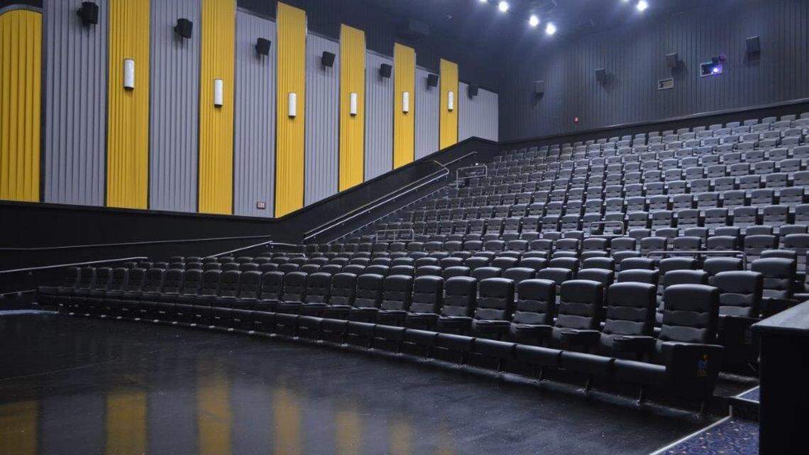 RedStone 14 movie theater in Indian Land, SC, reopened Aug. 28 after being closed since March because of the novel coronavirus pandemic. The theater closed again Sept. 20 because of low attendance and limited movie releases, company officials said.