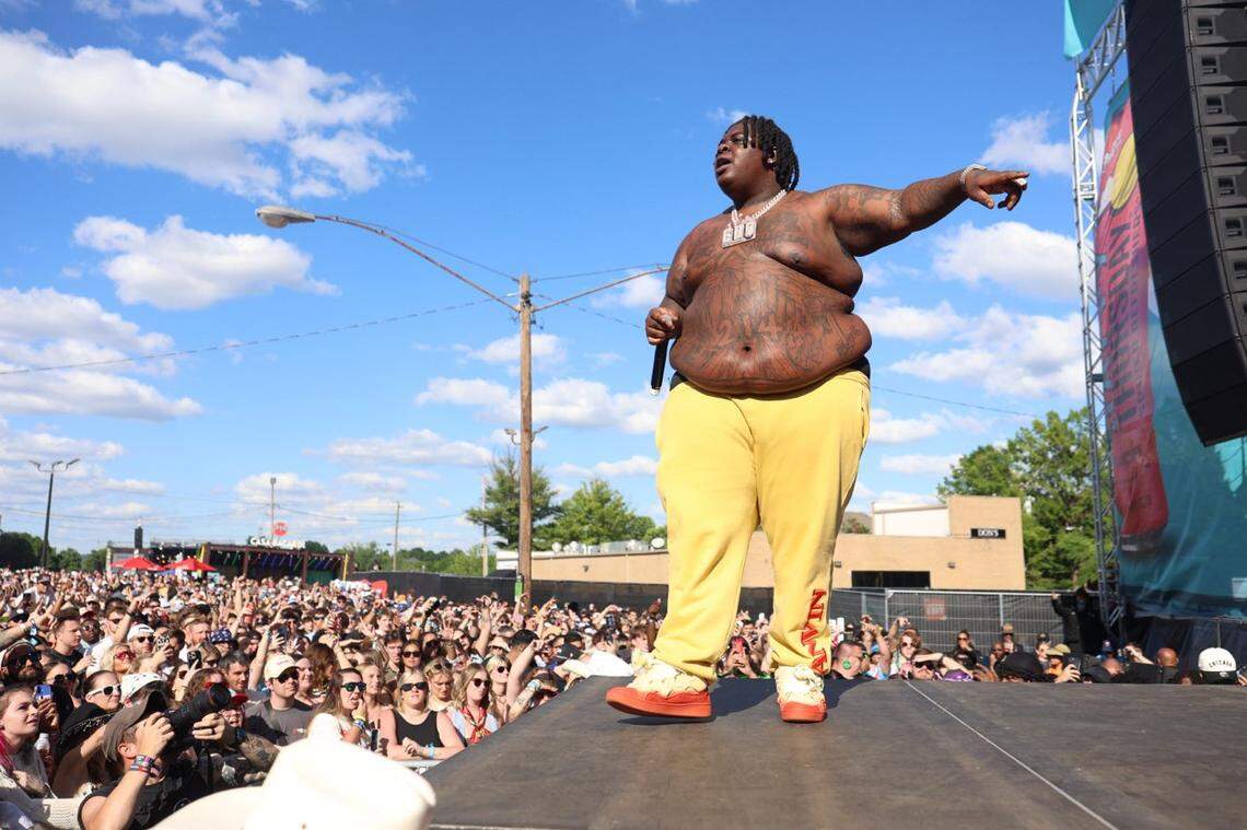 BigXThaPlug at Lovin’ Life Music Fest in Charlotte on Sunday, May 4, 2025.