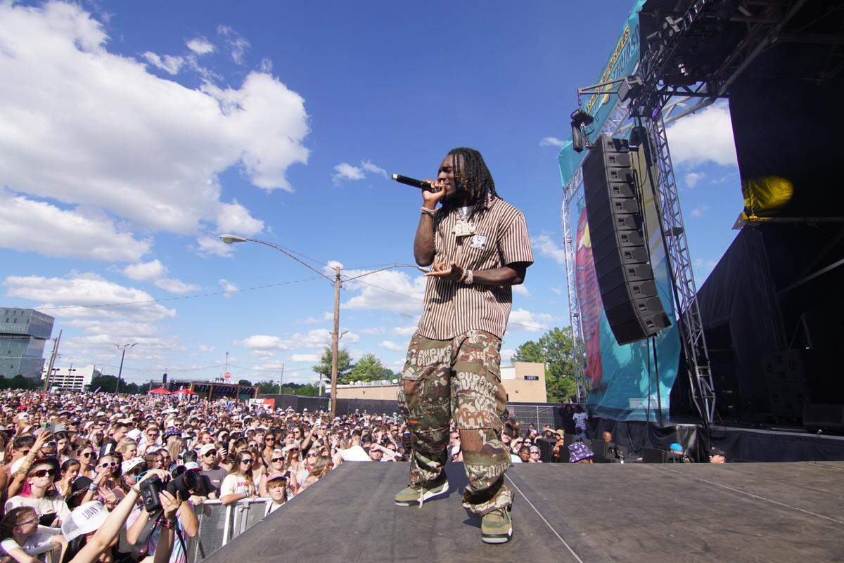 Ro$ama at Lovin’ Life Music Fest in Charlotte on Sunday, May 4, 2025.