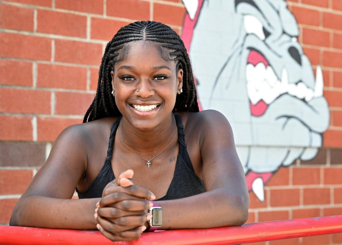 Butler High’s Cheyla Scott has set four national high jumping records and is jumping NCAA qualifying heights as a junior. Scott is being heavily recruited and has Olympics on her mind.