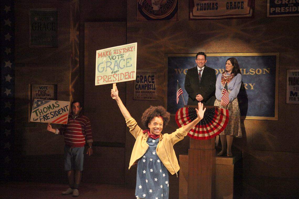 Based on the book by Keely DiPucchio, “Grace for President” premiered at Children’s Theatre of Charlotte in October 2016. The show returned in 2020, a presidential election year, and will be back this fall too.