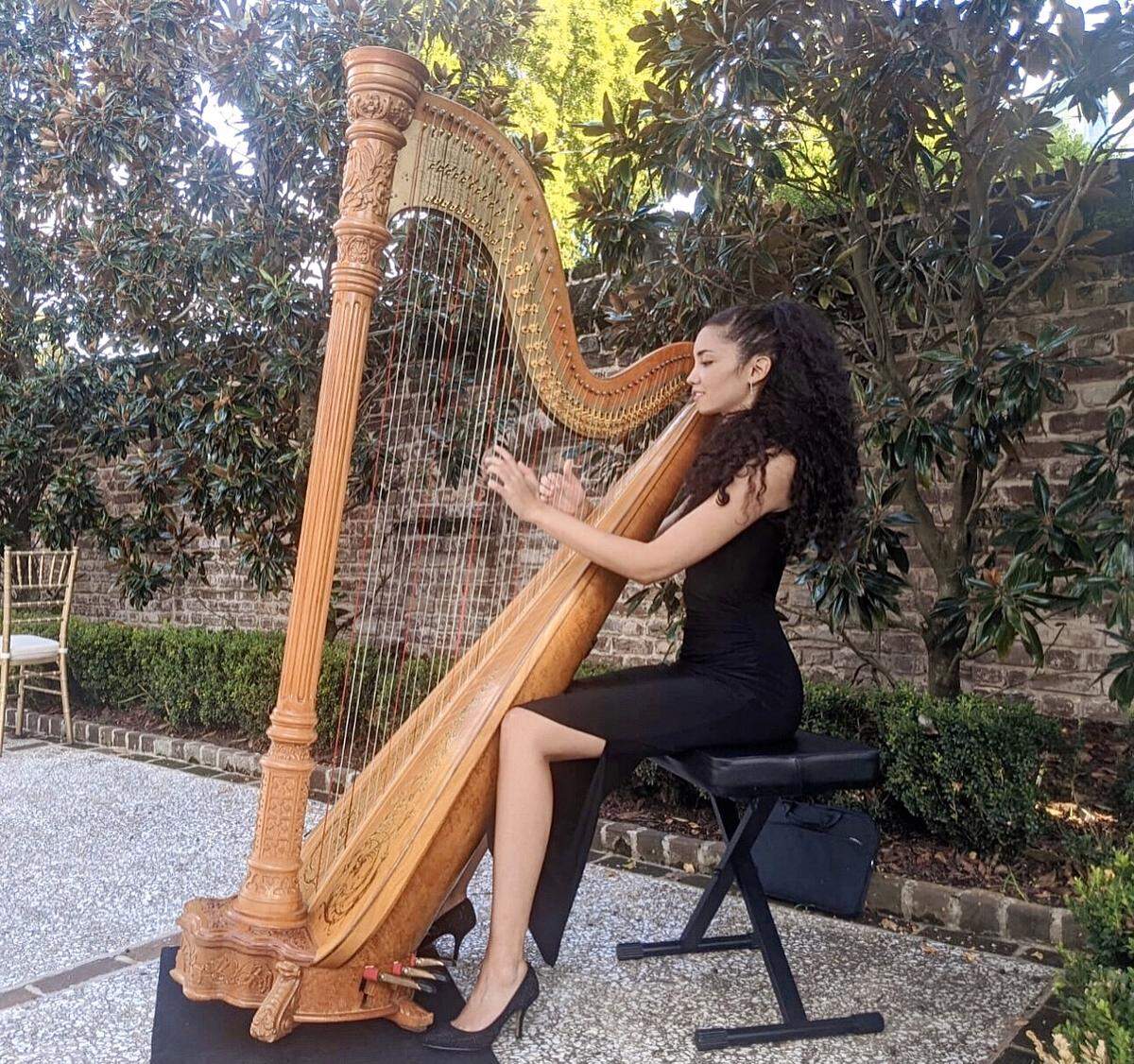Harpist Beste Toparlak is optimistic about this year and believes better times are ahead.