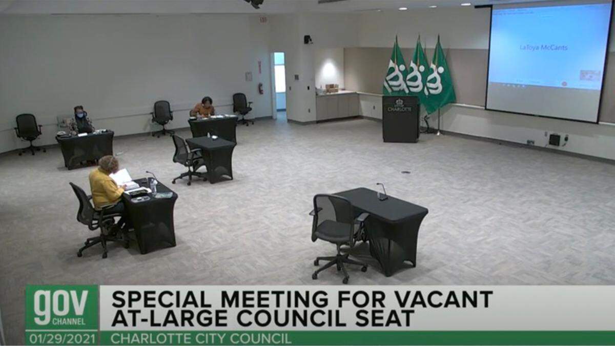 The Charlotte City Council hosted a public forum Friday to hear from candidates for the council seat vacated by former member James “Smuggie” Mitchell. The council will choose a new member on Monday from over 60 applicants.