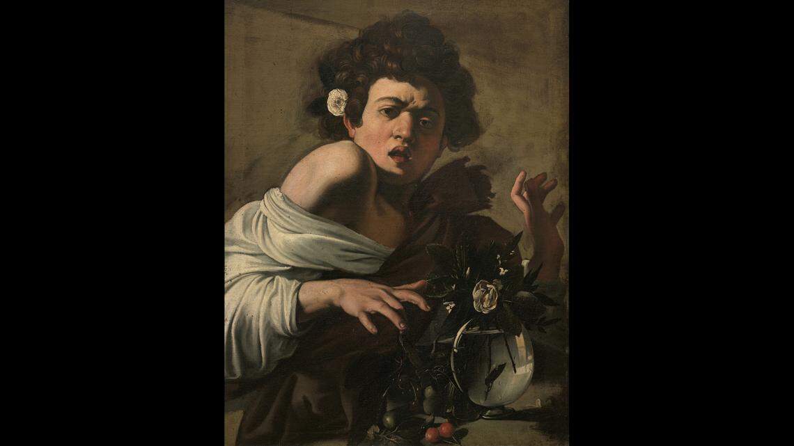 Michelangelo Merisi, known as Caravaggio (Italian, 1571–1610). Boy bitten by a lizard, circa 1597, oil on canvas.