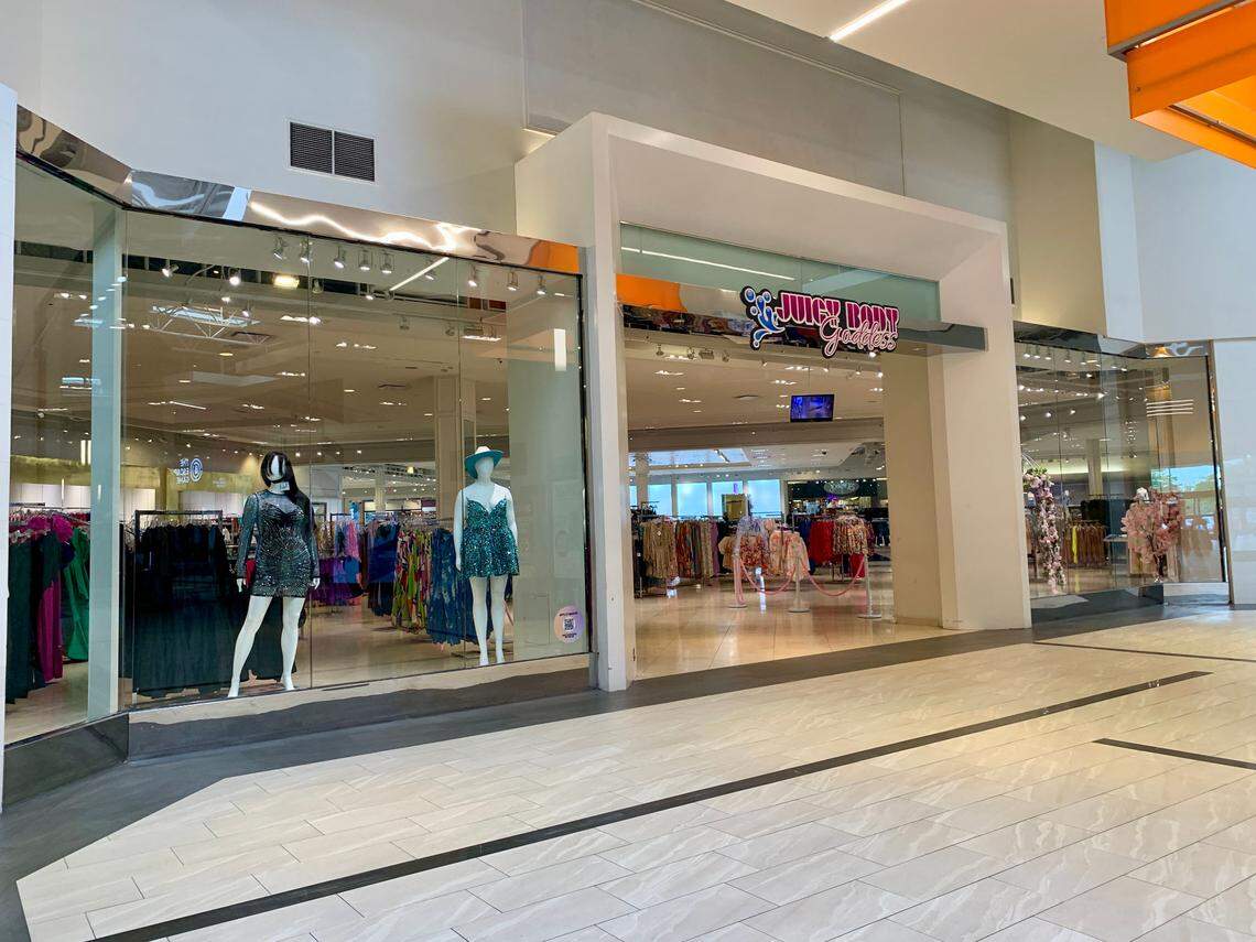Juicy Body Goddess, a plus-size and midsize fashion boutique is open across from AMC Concord Mills 24 and Sun & Ski.