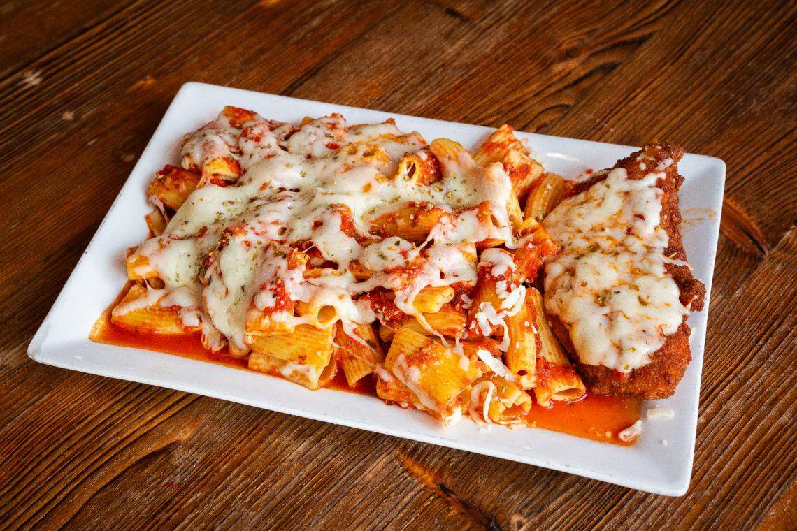 Pizzeria Sapienza’s Chicken Parmesan.