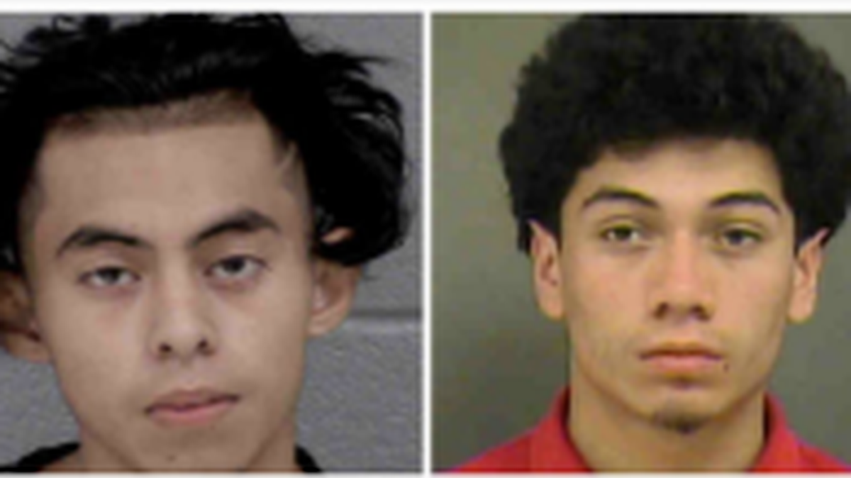 Gerardo Lagunes, 17, (left) and Juan Deras Escalante, 18, (right) are charged with murder in shooting outside South Boulevard restaurant, says CMPD.