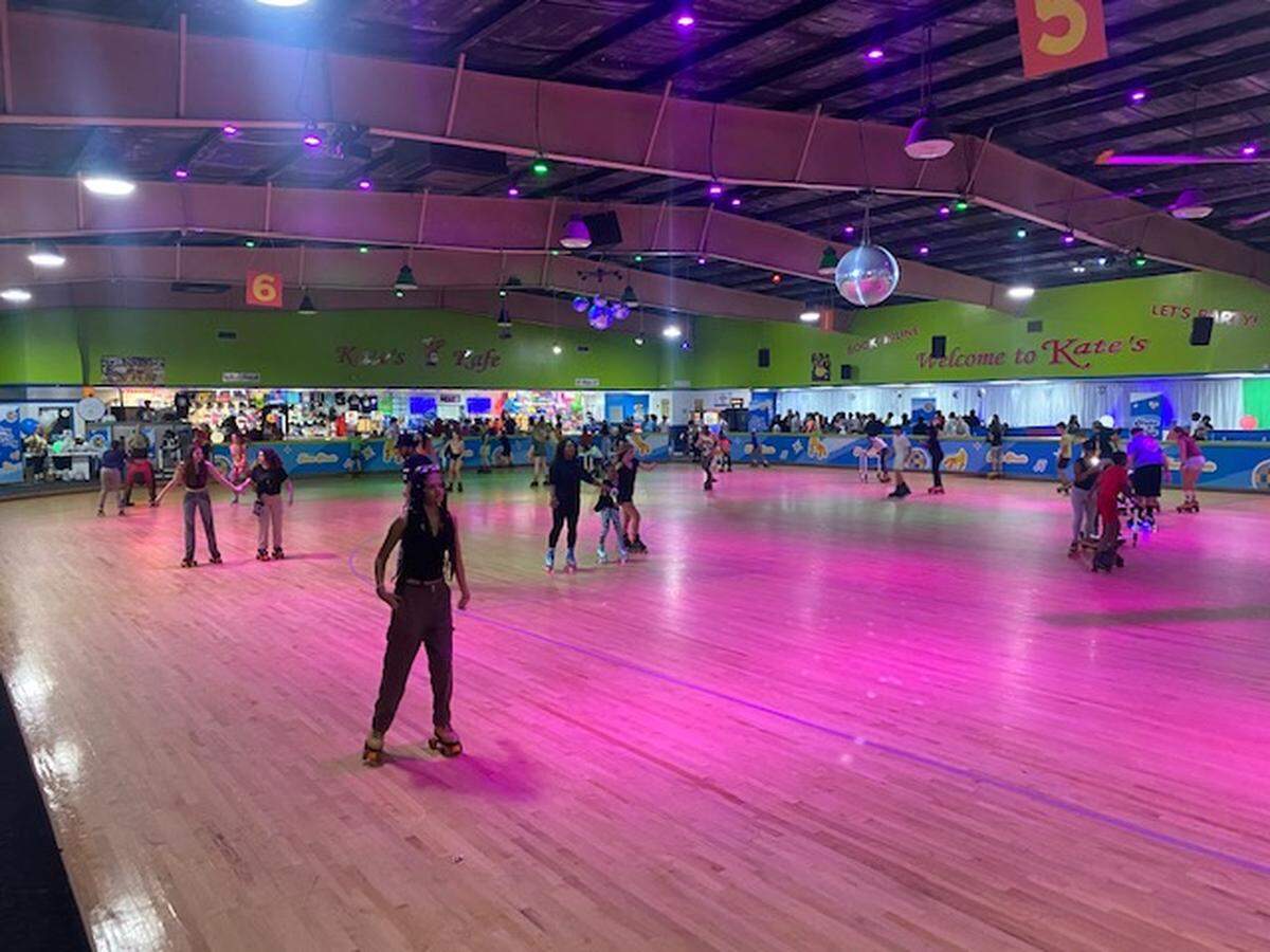 Kate’s Skates offers Adult Night and other options for skating entertainment.