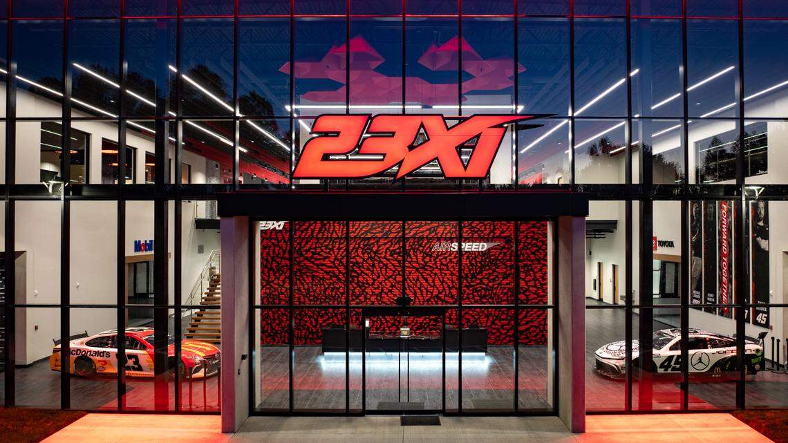 Michael Jordan and Denny Hamlin open ‘Airspeed’ for 23XI Racing ...