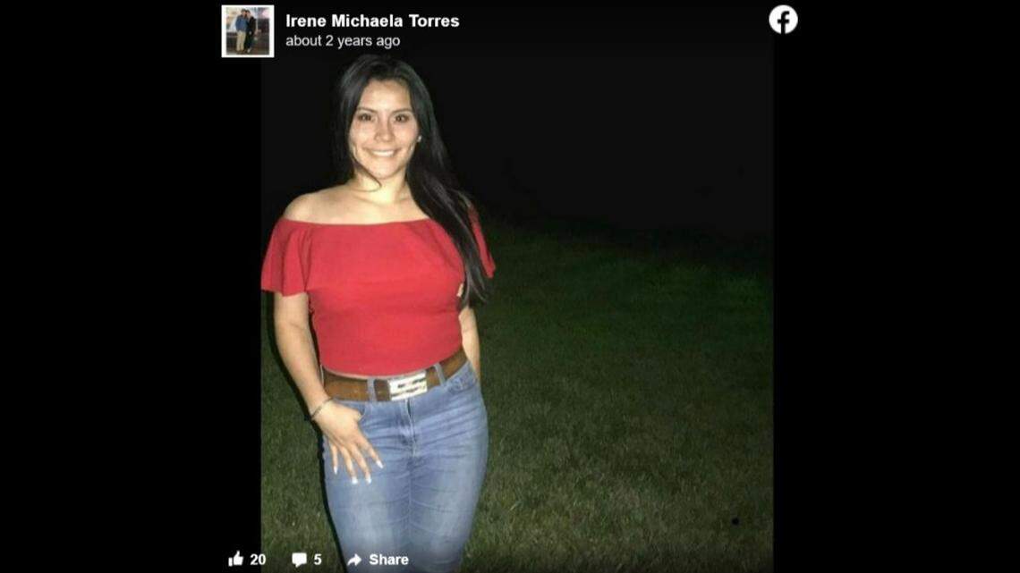 Irene Torres, 24, was found fatally stabbed in a plastic container in her ex-boyfriend’s closet, Tennessee police said.