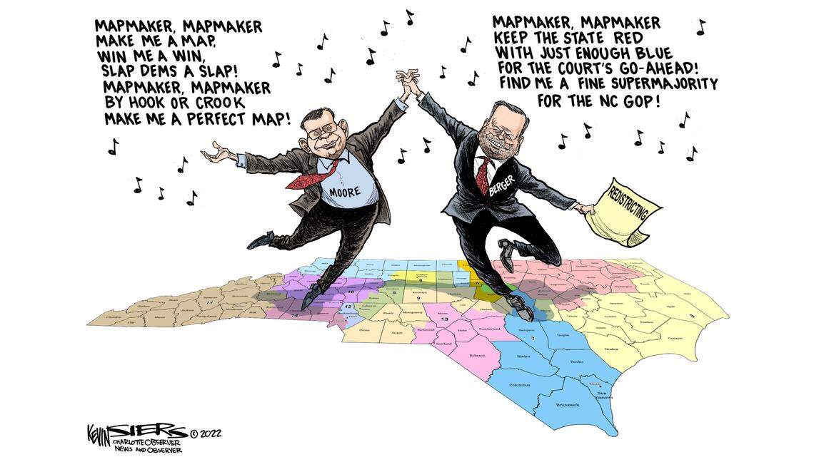 Kevin Siers cartoon: Mapmaker Matchmaking