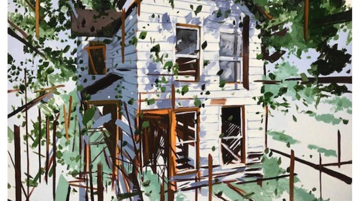 Artist Ben Grasso’s “Adaptation #7” is part of INTRO 7, a group exhibition at Hidell Brooks Gallery in Charlotte.