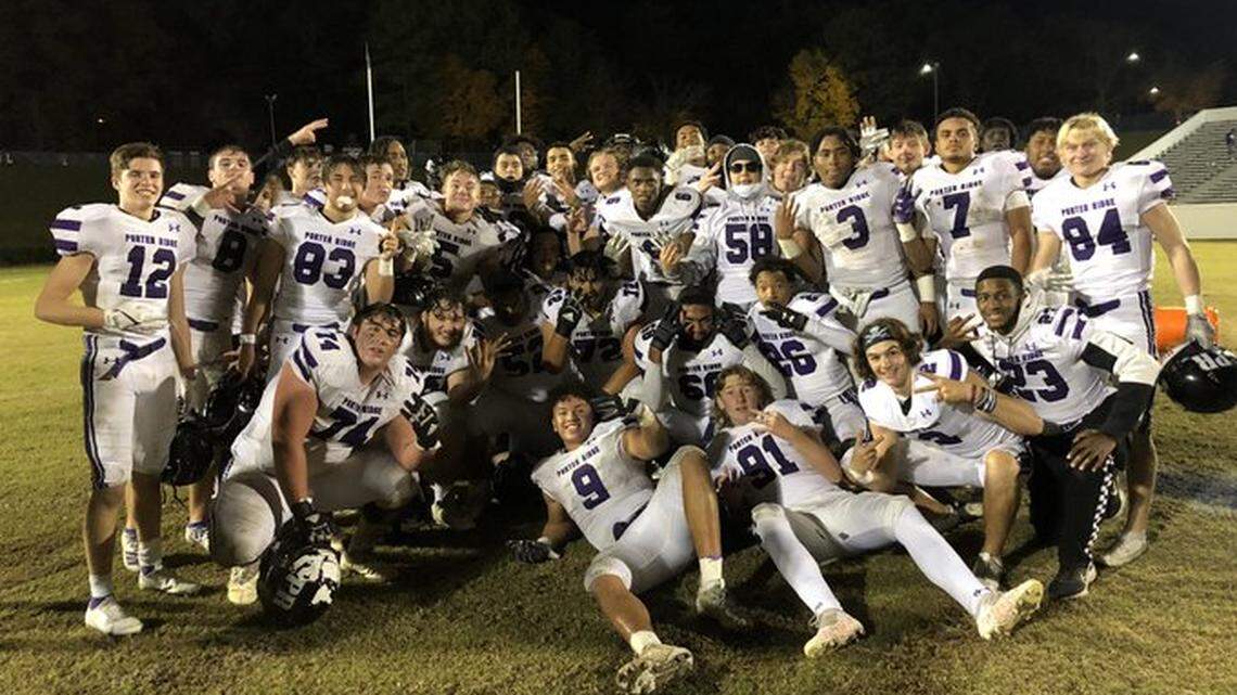 Porter Ridge pulled off the biggest upset in North Carolina Friday, taking down previously unbeaten Greensboro Grimsley, the reigning NC 4A state champs