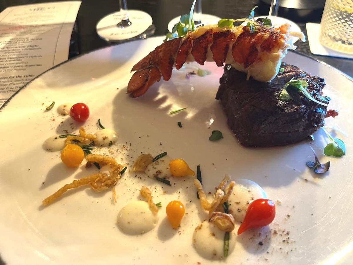 Mico’s 7 oz. Wagyu Filet & Lobster.