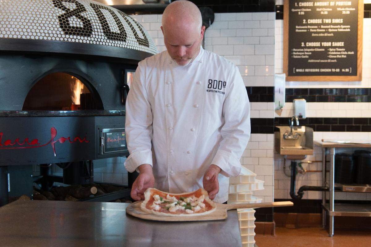 Chef Anthony Carron of 800° Woodfired Kitchen.