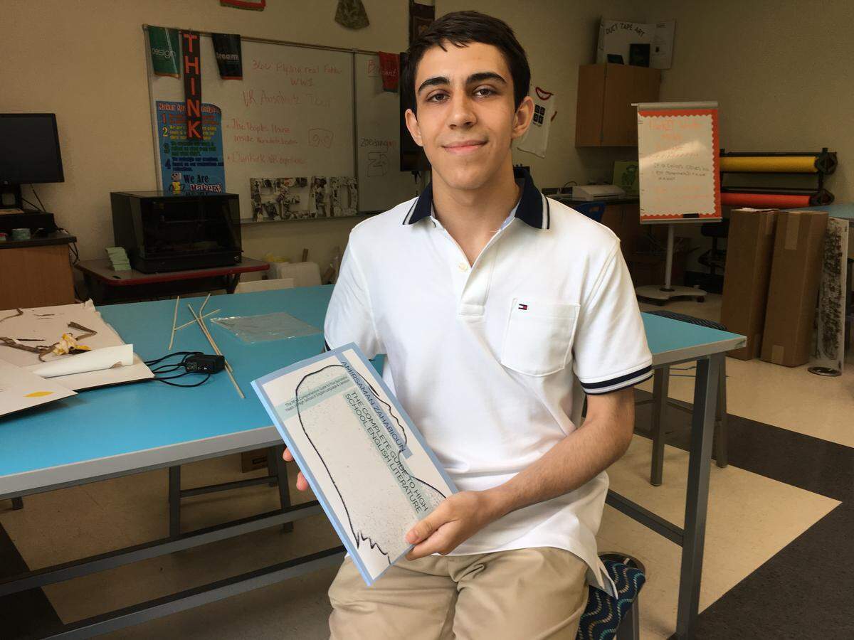 In his four years at Myers Park High School, Amirsaman Zahabioun advanced from an English learner’s class to author of a guide on excelling at English literature courses.