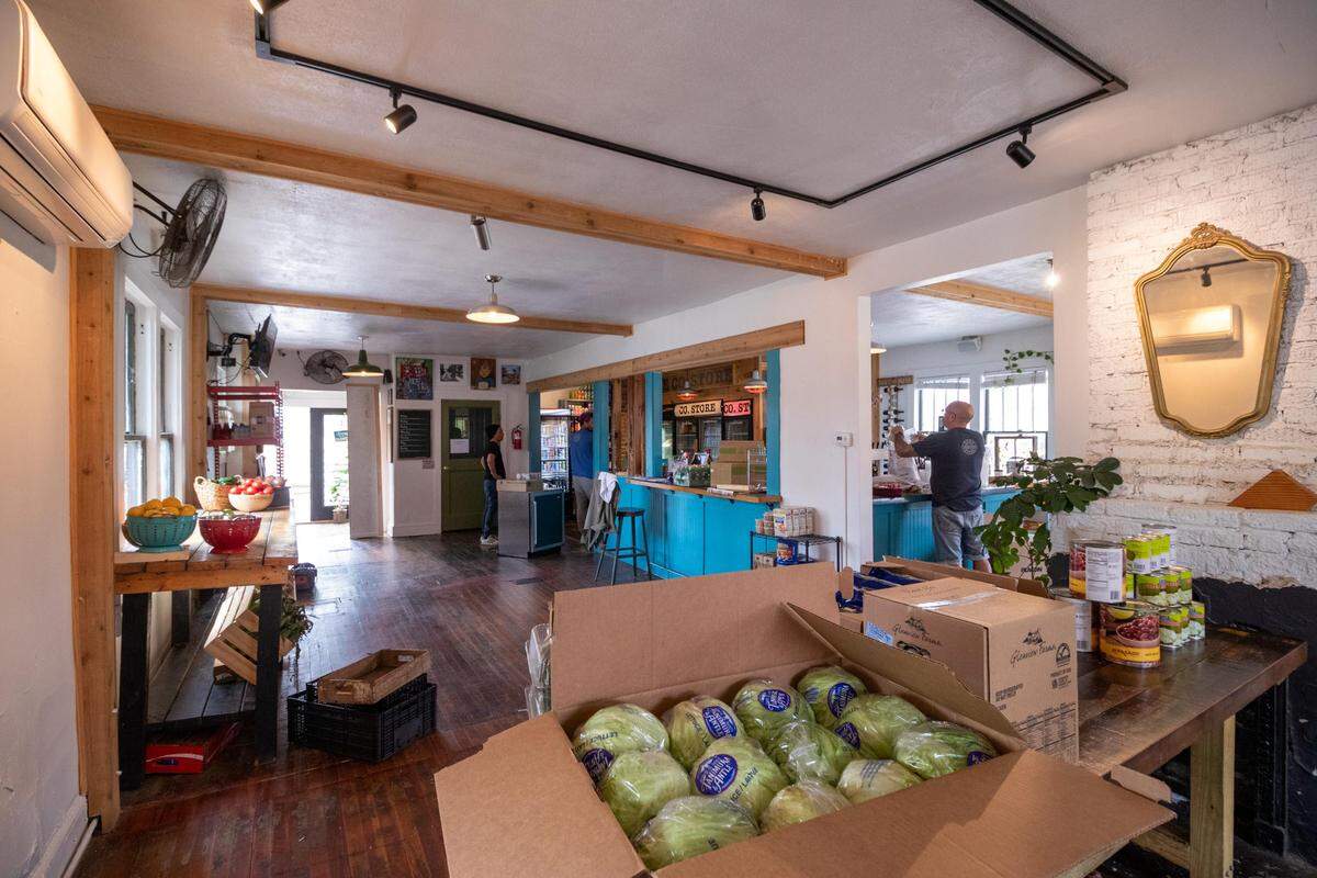 Noda Company Store will temporarily be converted to Noda Company Store + Grocery. There will be fresh produce and goods available.