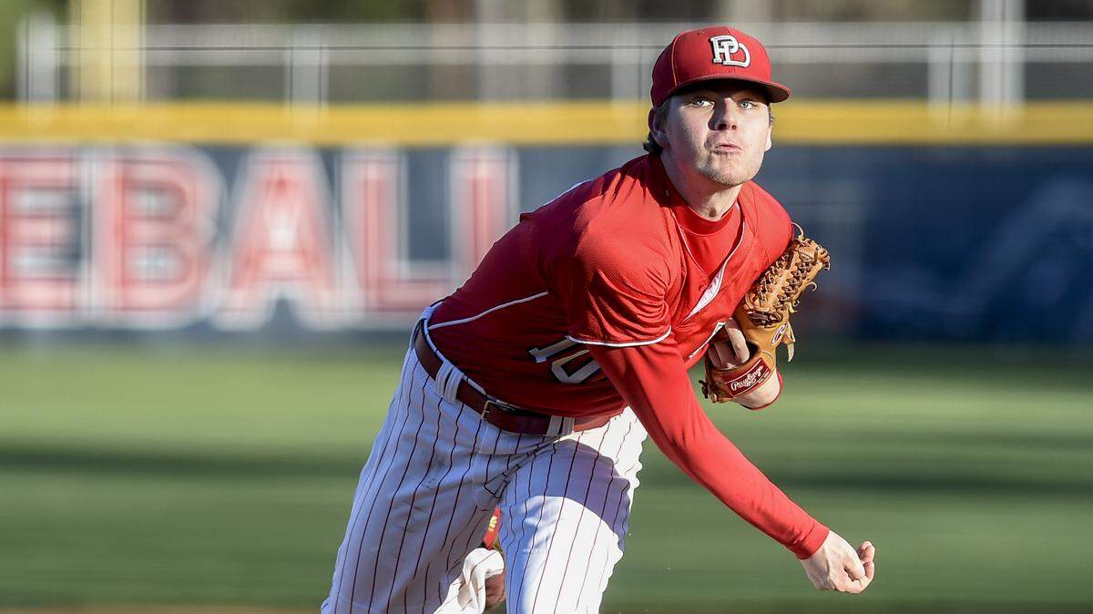 Providence Day School’s Varsity boys baseball defeats Metrolina Christian Academy 10 to 0 at Murdock Field, Tuesday, March 5, 2019. (Photo/Mike McCarn)